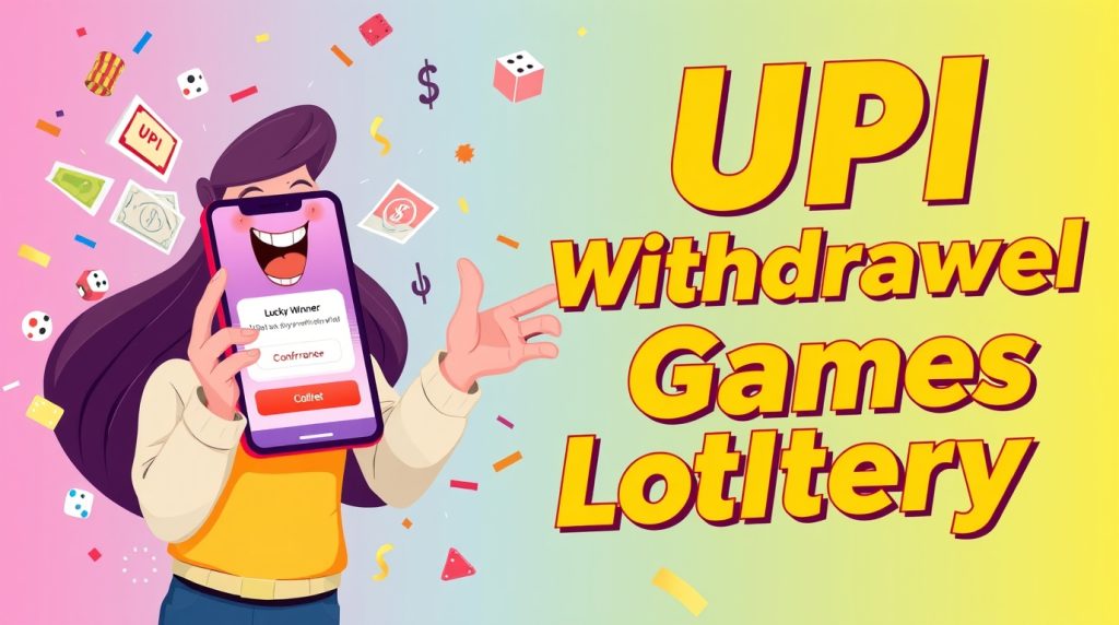 upi withdrawal games lottery